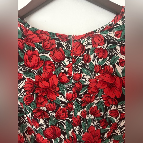 Heirloom Garden Bloom | Vintage-Inspired Floral Mini Dress or Tunic | Size S - Picture 5 of 5